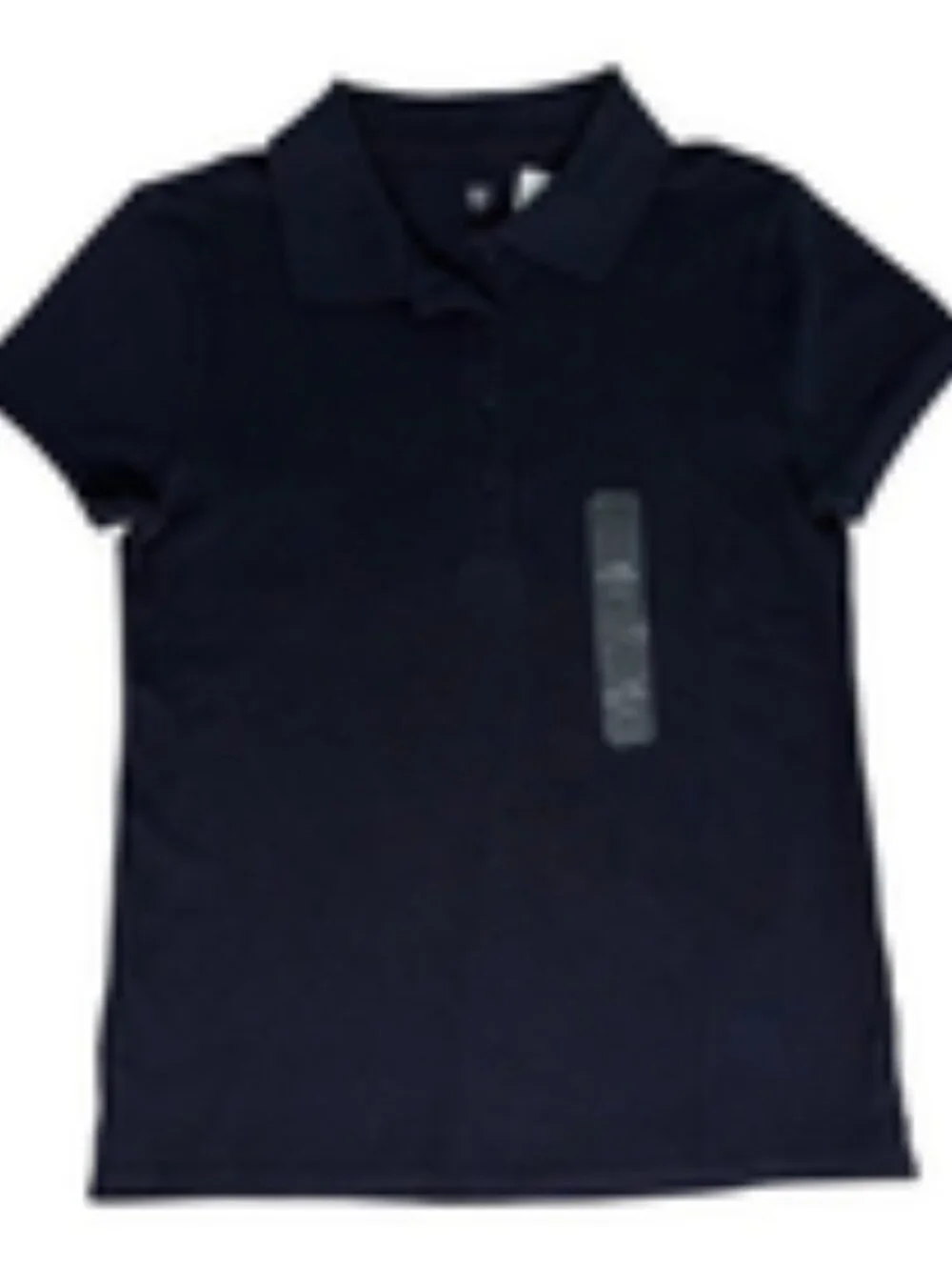 2 GAP Kids Navy Blue School Uniform Polo Shirts Tops Girls L 10 Short Sleeves